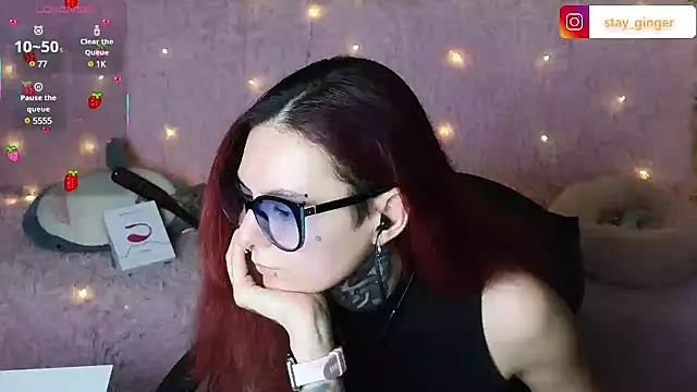 Snapshot of Ginger_Stay chatting on 22, 2, 2025 Ginger Stay online show from 22, 2, 2025