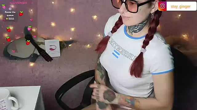 Snapshot of Ginger_Stay chatting on 27, 2, 2025 Ginger Stay online show from 27, 2, 2025