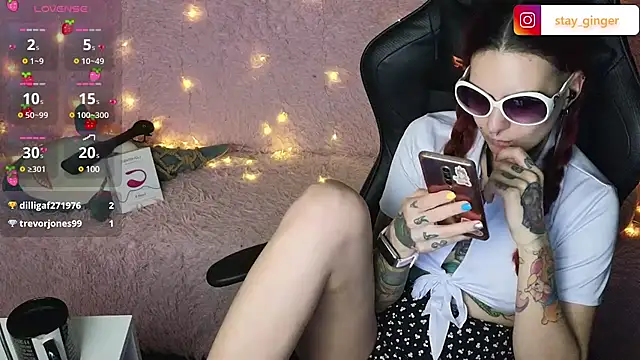 Snapshot of Ginger_Stay chatting on 6, 3, 2025 Ginger Stay online show from 6, 3, 2025