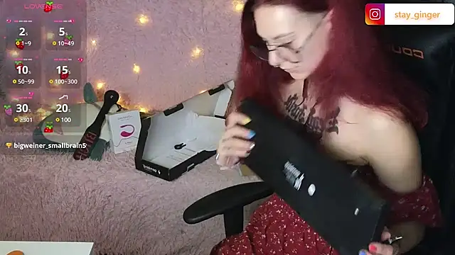 Snapshot of Ginger_Stay chatting on 8, 3, 2025 Ginger Stay online show from 8, 3, 2025