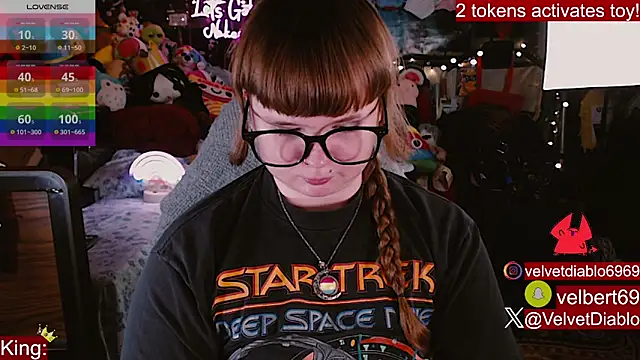 VelvetDiablo online show from 3, 6, 2026