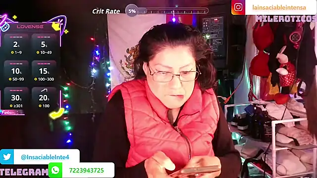 Snapshot of LaInsaciableIntensa chatting on 22, 6, 2026 LaInsaciableIntensa online show from 22, 6, 2026