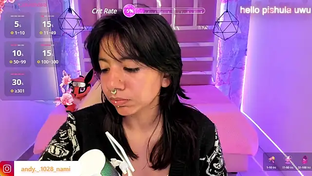 Snapshot of Nami_usagi chatting on 28, 1, 2025 Nami usagi online show from 28, 1, 2025