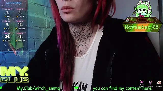 Witch Emma online show from 25, 11, 2025