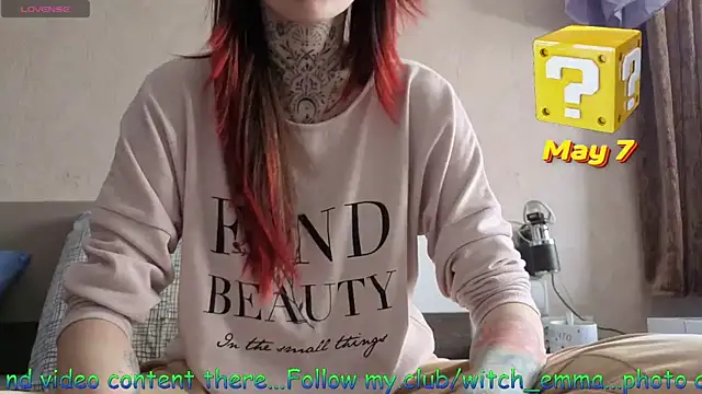 Snapshot of Witch_Emma chatting on 7, 5, 2026 Witch Emma online show from 7, 5, 2026