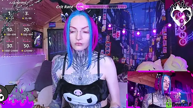 Snapshot of NekoCyber chatting on 25, 10, 2025 NekoCyber online show from 25, 10, 2025