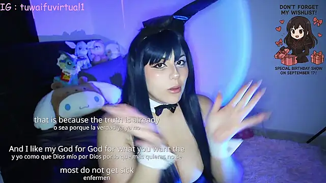 TuWaifuVirtual1 online show from 11, 9, 2025