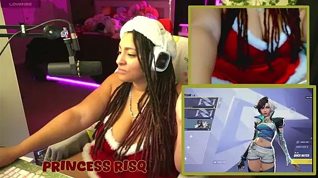 Snapshot of PrincessRisq chatting on 13, 12, 2024 PrincessRisq online show from 13, 12, 2024